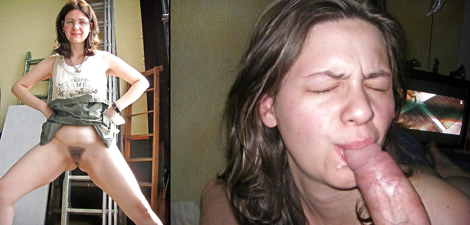 Porn image Before And During Blowjob #2