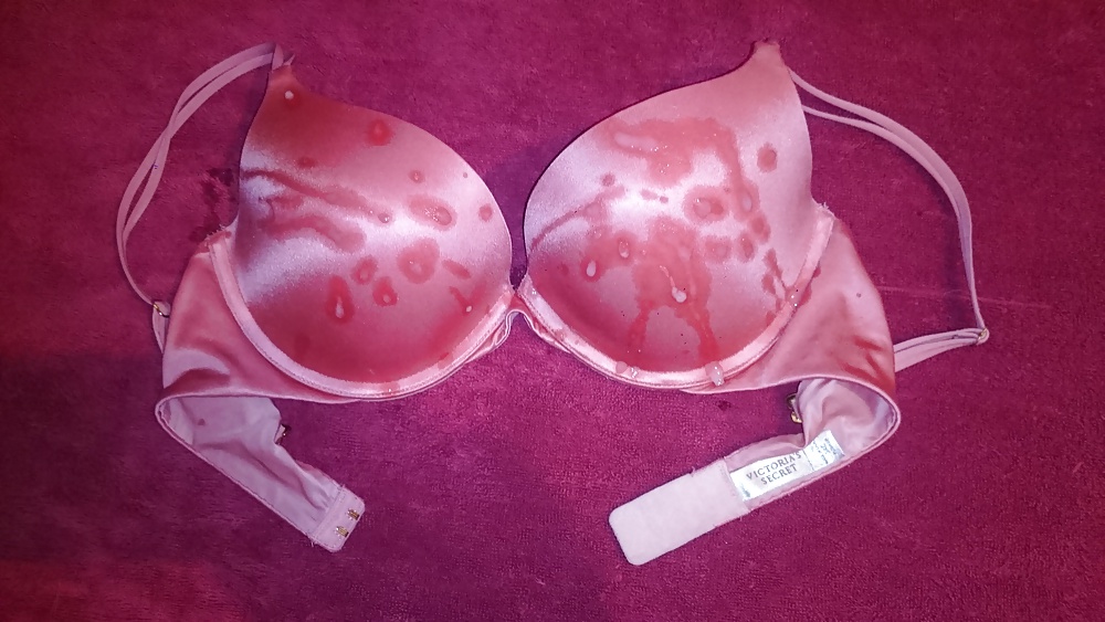 Porn image VS Pink Bra Cum