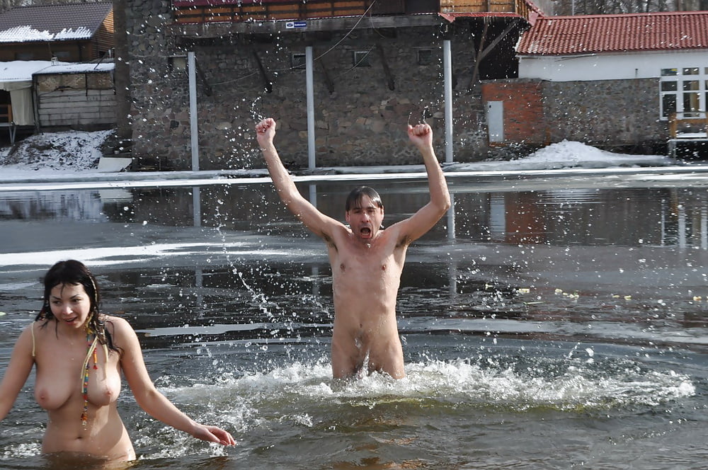Porn image Ukrainian winter nudists, part 1