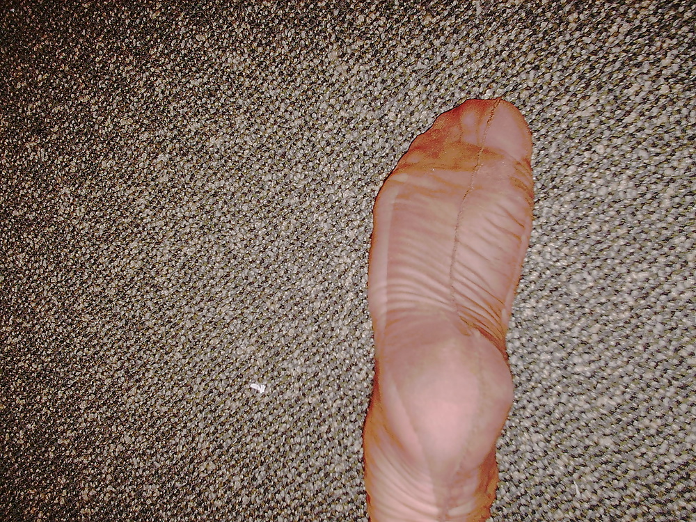 Porn image my stocking feet