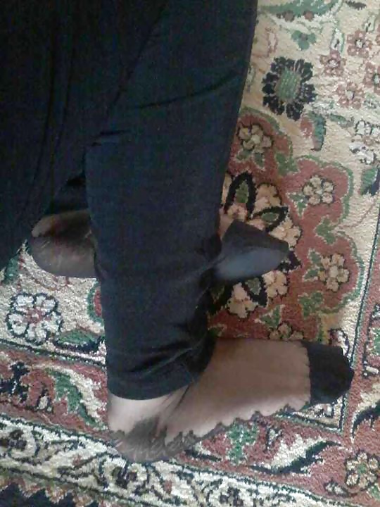 Porn image Hijab feet turban nylon 6867