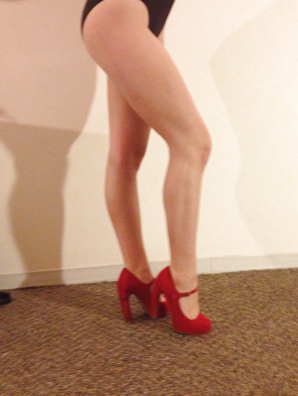 Porn image Red heels