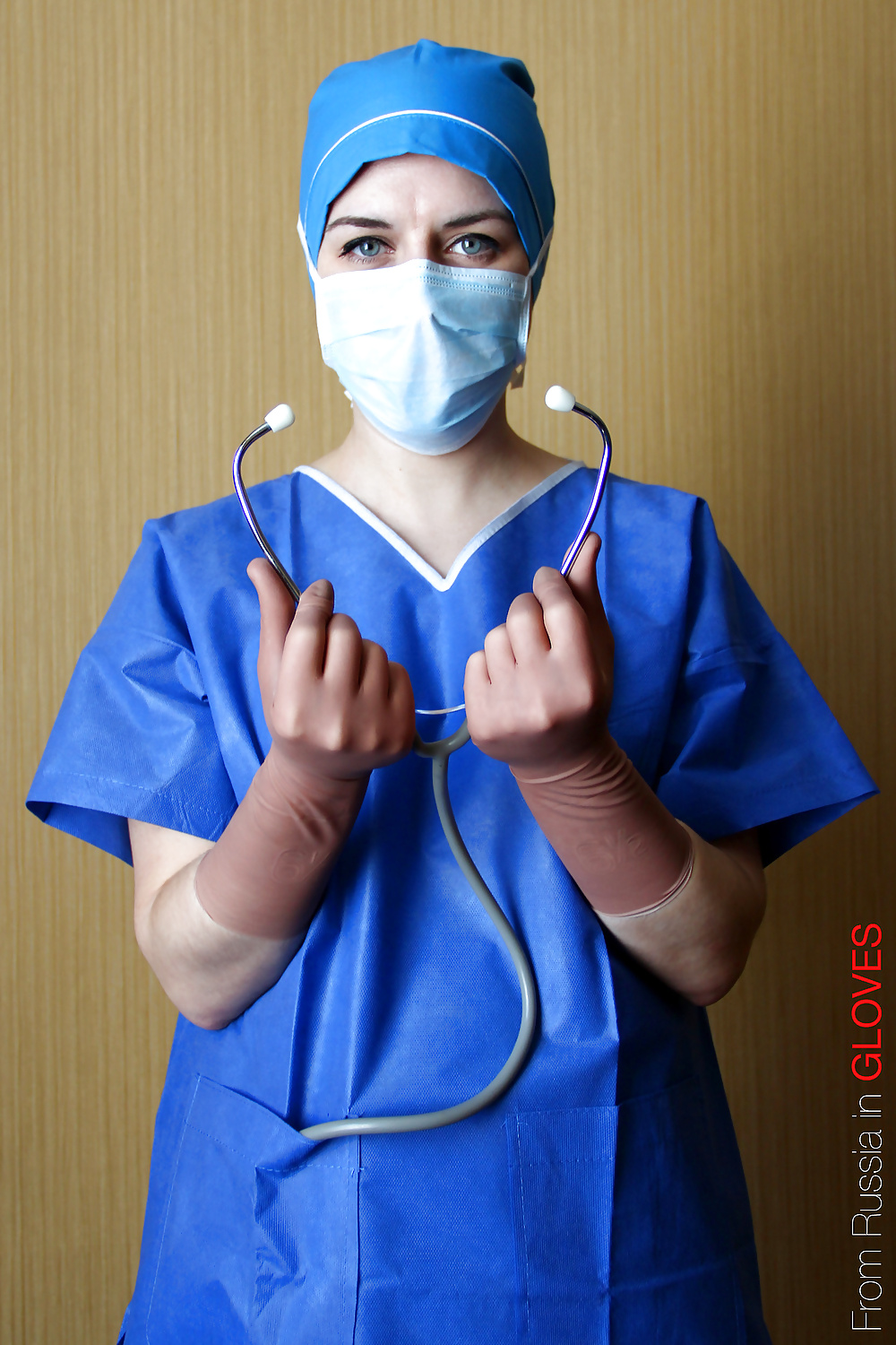 Surgical glove fetish