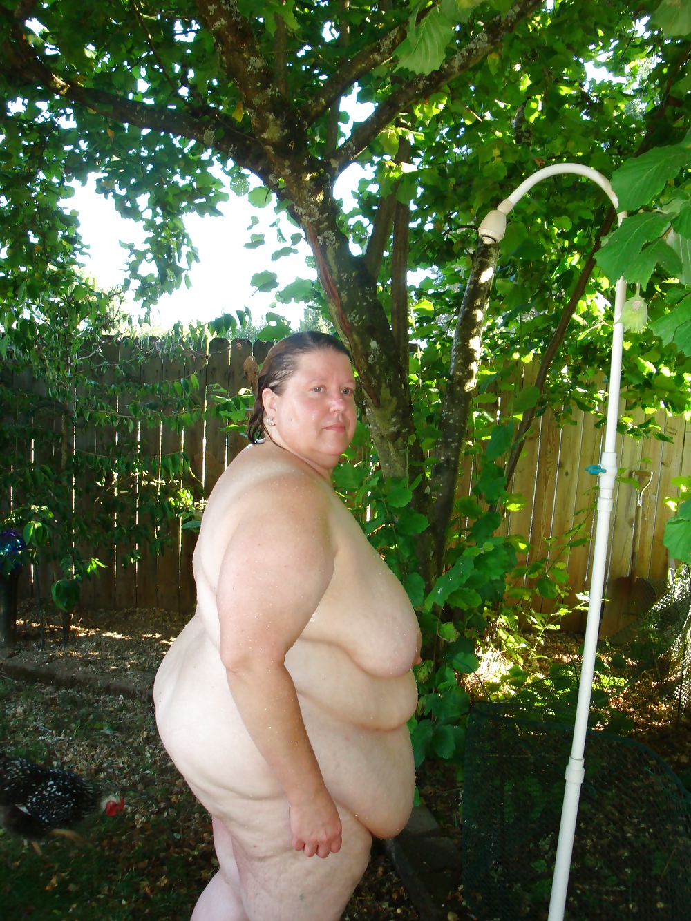Porn image Wife LH, Outside Shower