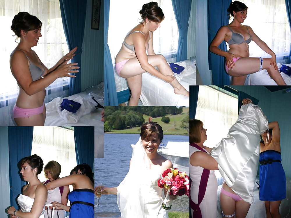 Porn image Real Amateur Brides Dressed Undressed 12
