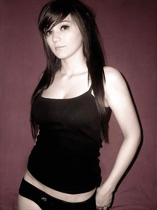 Porn image hot uk teen model topless emo goth rock