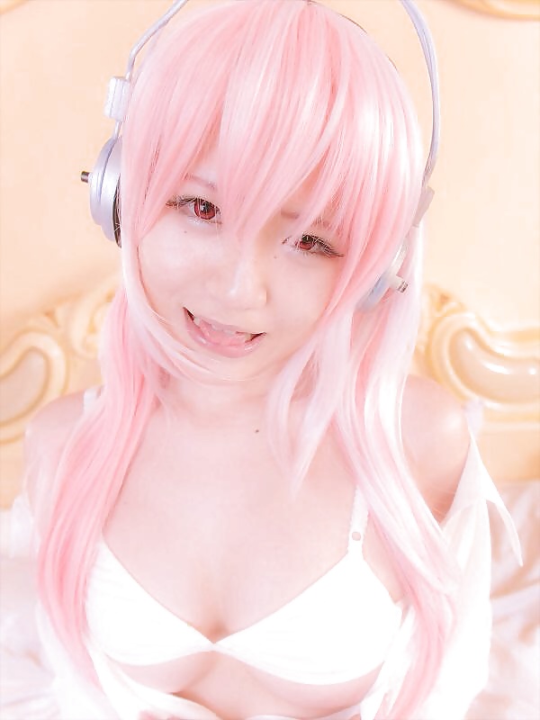 Porn image Super Sonico adult cosplay by japanese teen