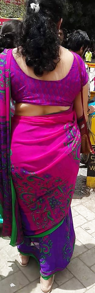 Porn image indian moms hot backless blouse