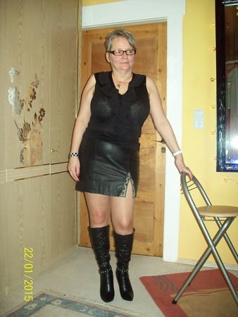 leather skirts         