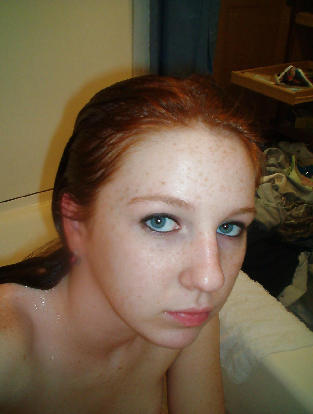 Porn image Cute Freckled Face