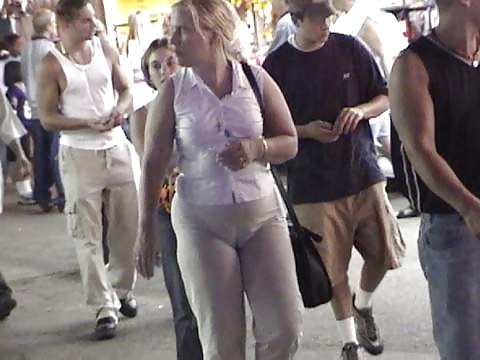 Porn image camel toe and panty mound