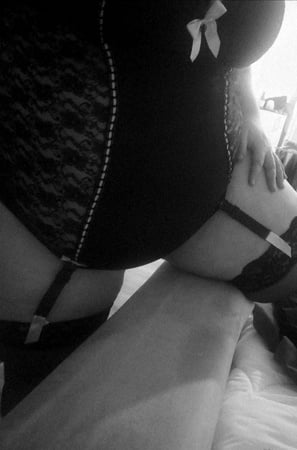 black and white lingerie         