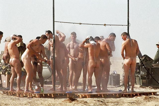 Army girls showering nude