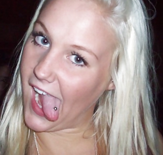 Porn image Danish teens-50-tongue piercing dildo bunny