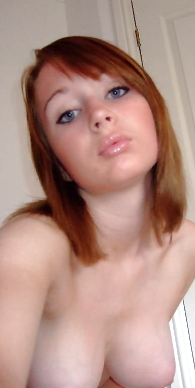 Porn image Gorgeous Redhead Titties: Self Shot Hotty 47