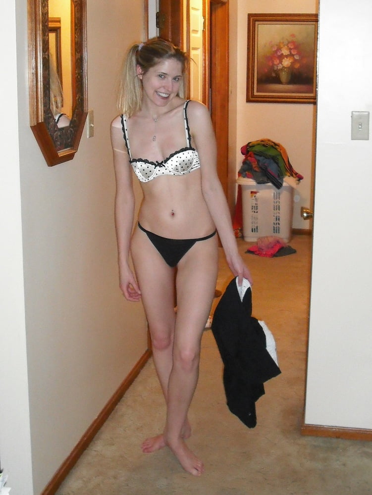 Amateur skinny young mom shows her naked body to me - 47 Photos 