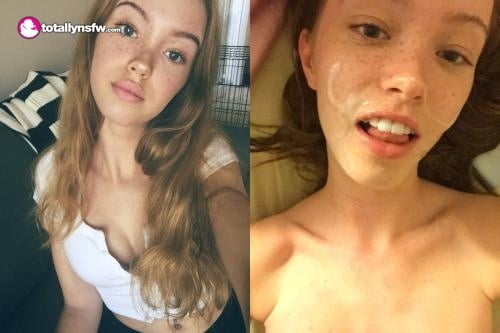 Porn image amateur before and after facial cumshot