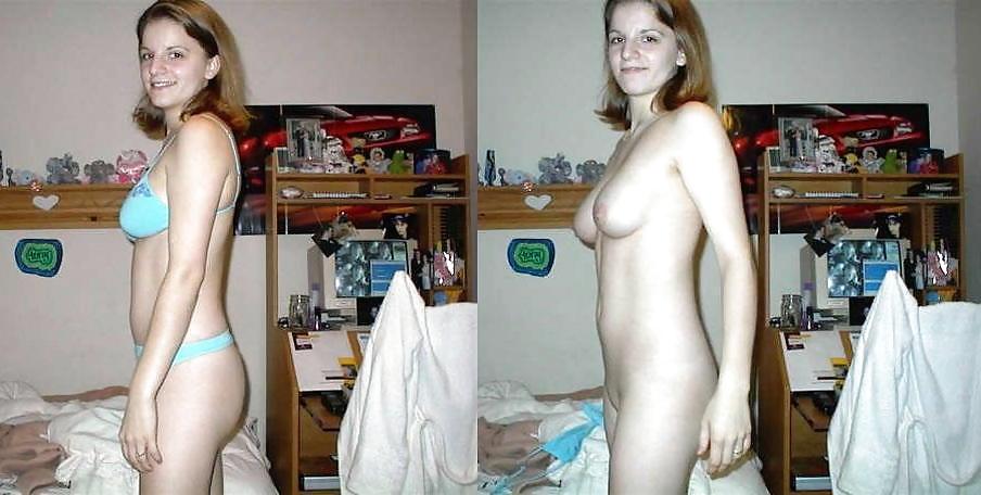 Porn image Dressed and undressed
