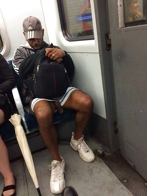 Outdoor subway gay licking