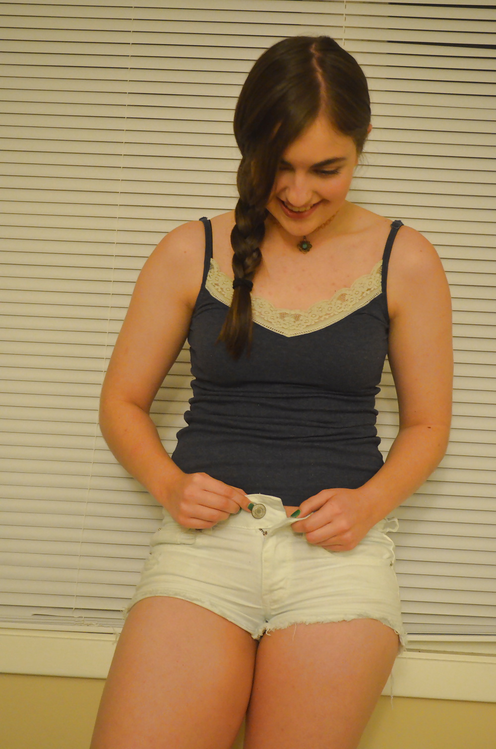 Porn image Abby Stripping