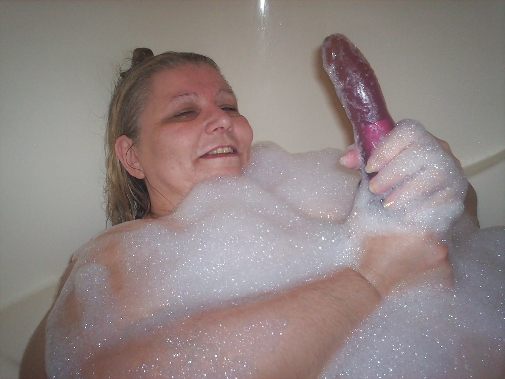 Porn image bubble bath