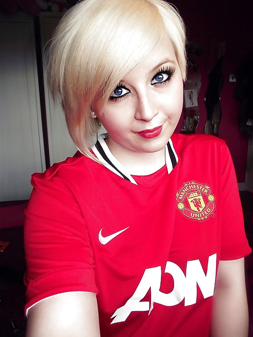 Porn image slags in footy tops