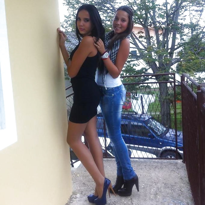 Porn image High heels babes
