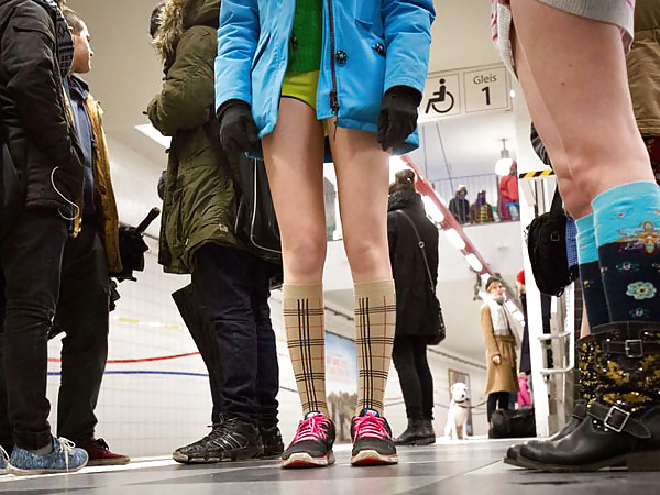 Porn image World Wide Strip Down For No Pants Subway Ride Day 2015