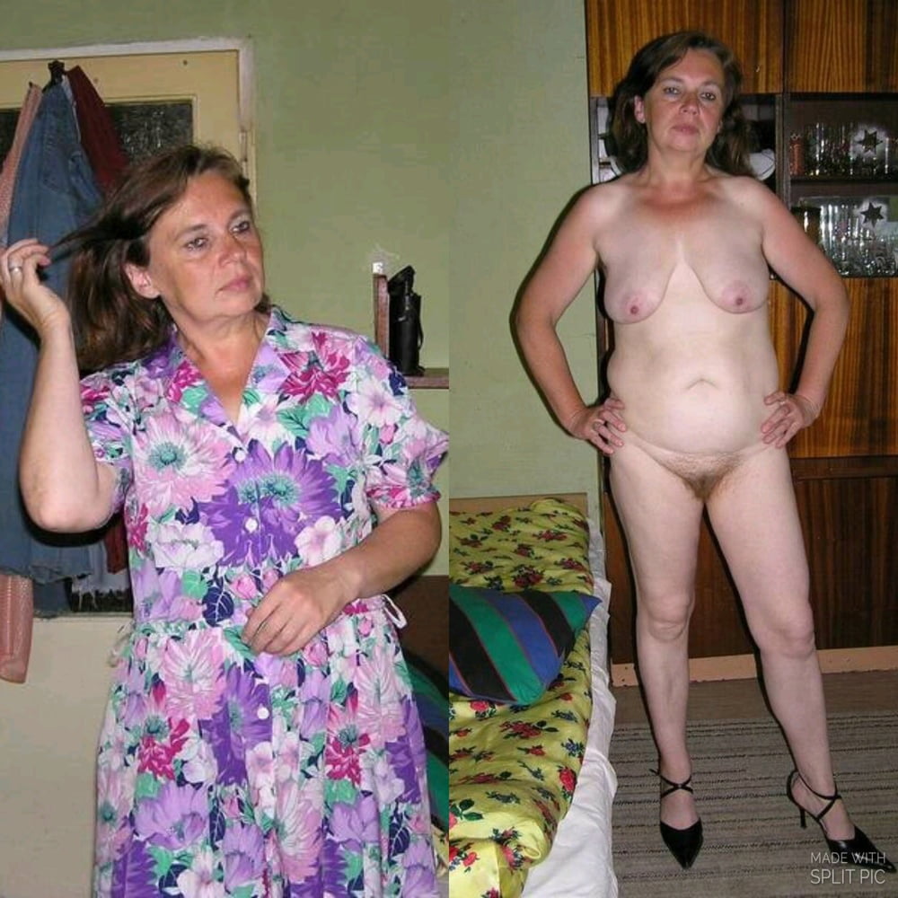 Hairy granny strips naked for you - 42 Photos 