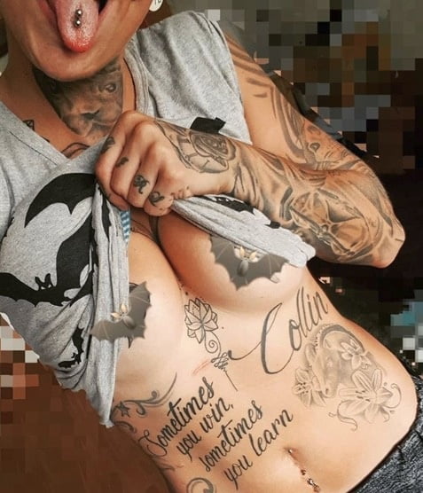 Visualiser Hot Tattoo Chick Elli - Wer hat Bilder? 