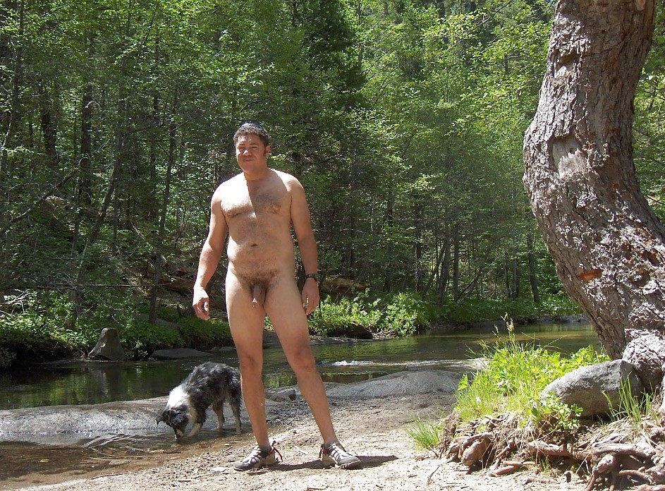 Porn image Naked men at the waterside 2.