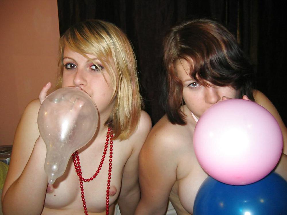 Porn image Balloon girls