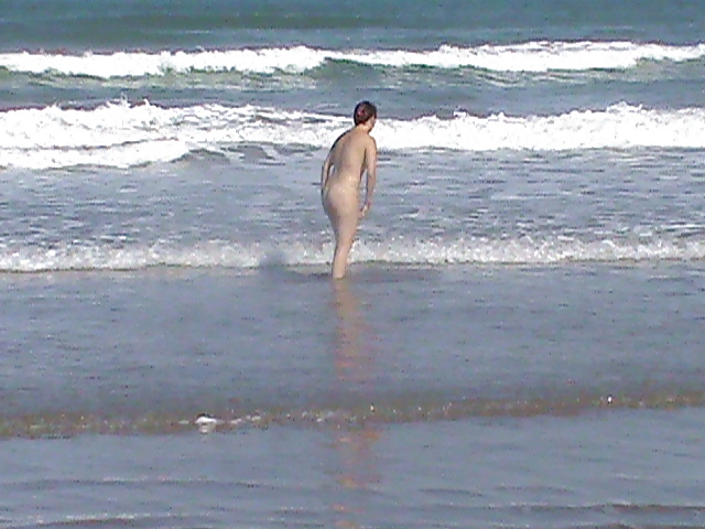 Porn image de loca en la playa
