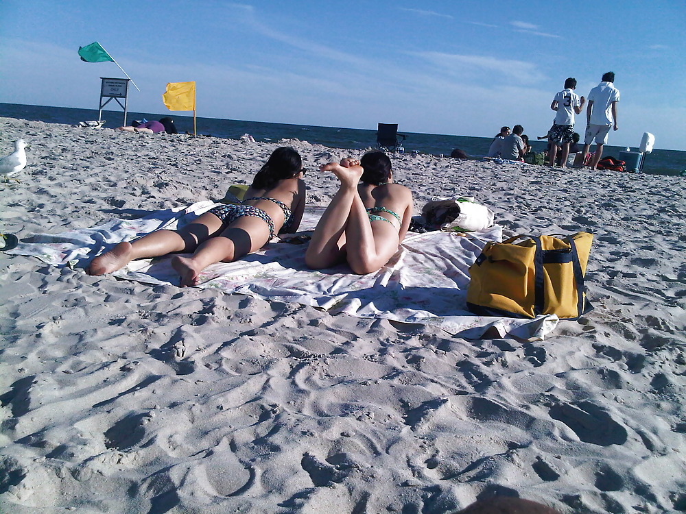 Porn image asians laying on the beach