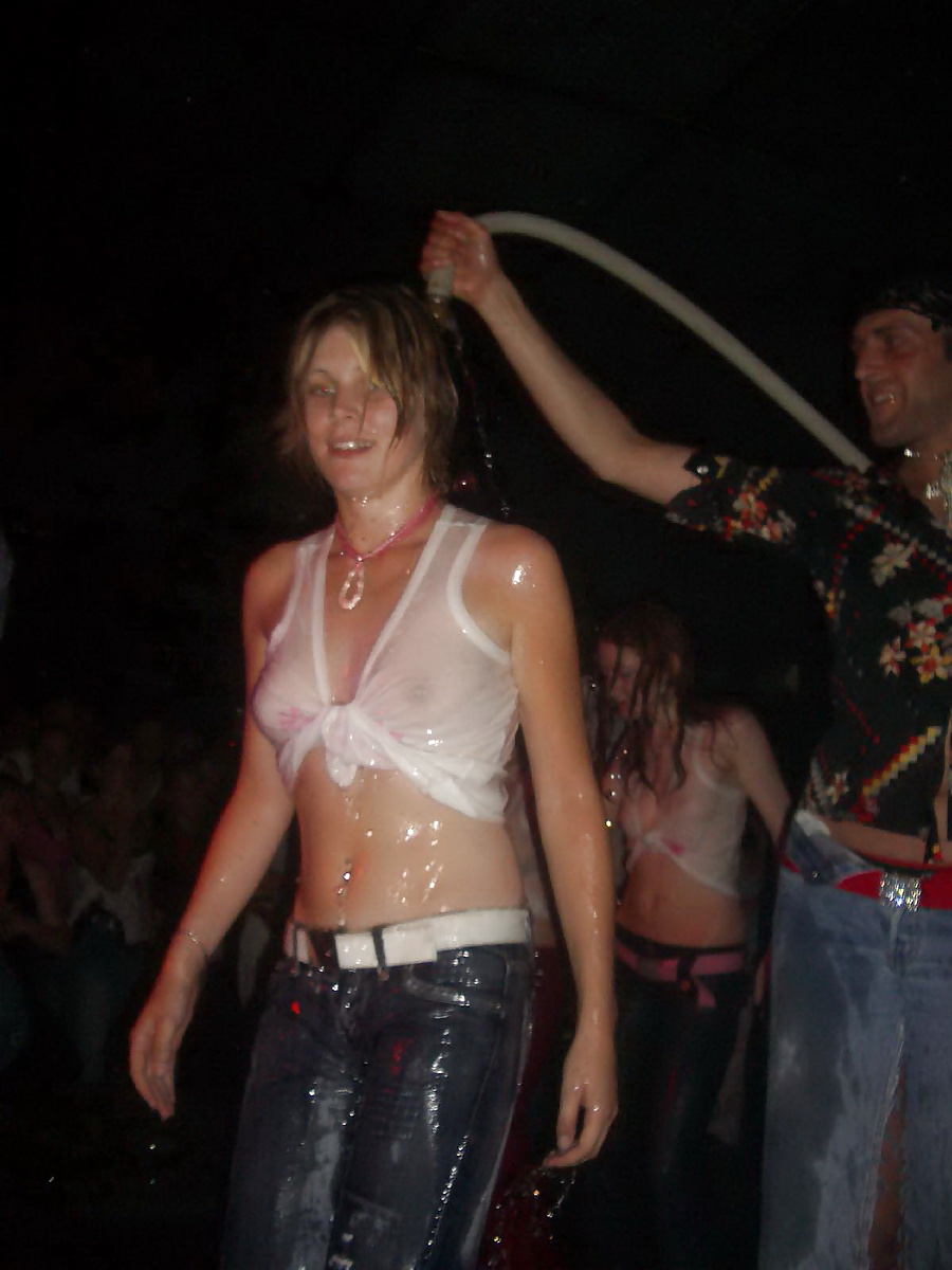 Porn image Wet Tee Shirt Contest Time!