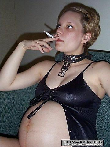 Porn image Pregnant  Smoking 1