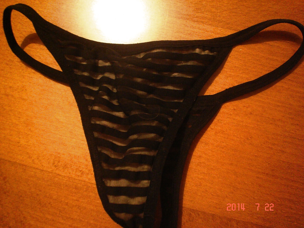 Porn image very, very little black thong my SD