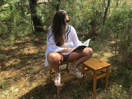 white dress without panties         