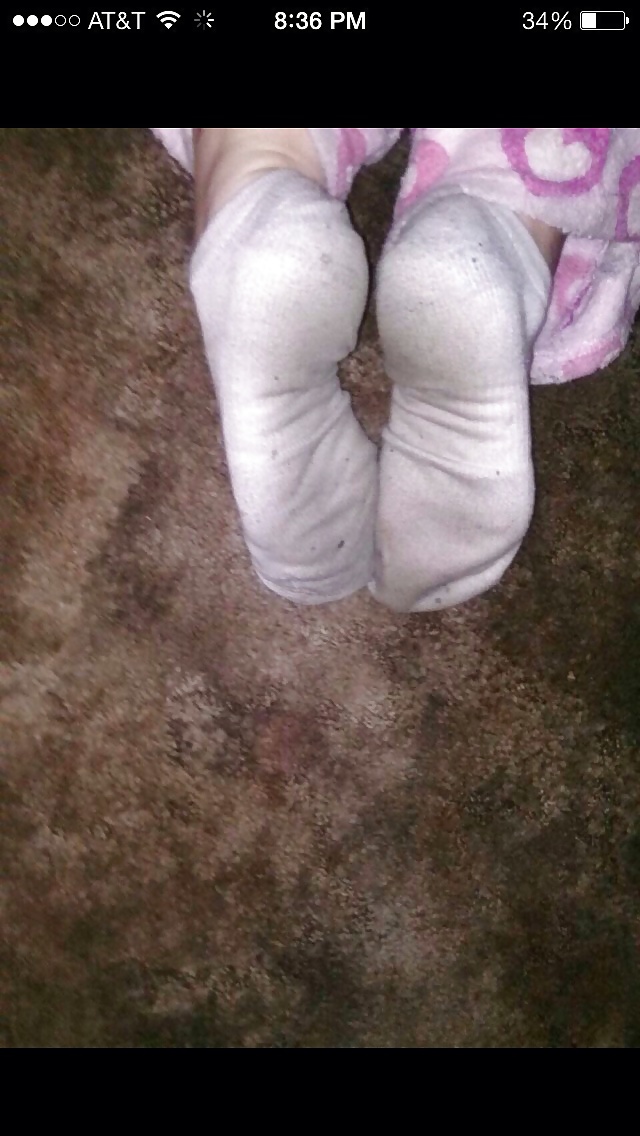 Porn image trisha stinky white ankle socks