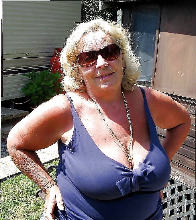 Porn image Clothed Granny - Big Boobs