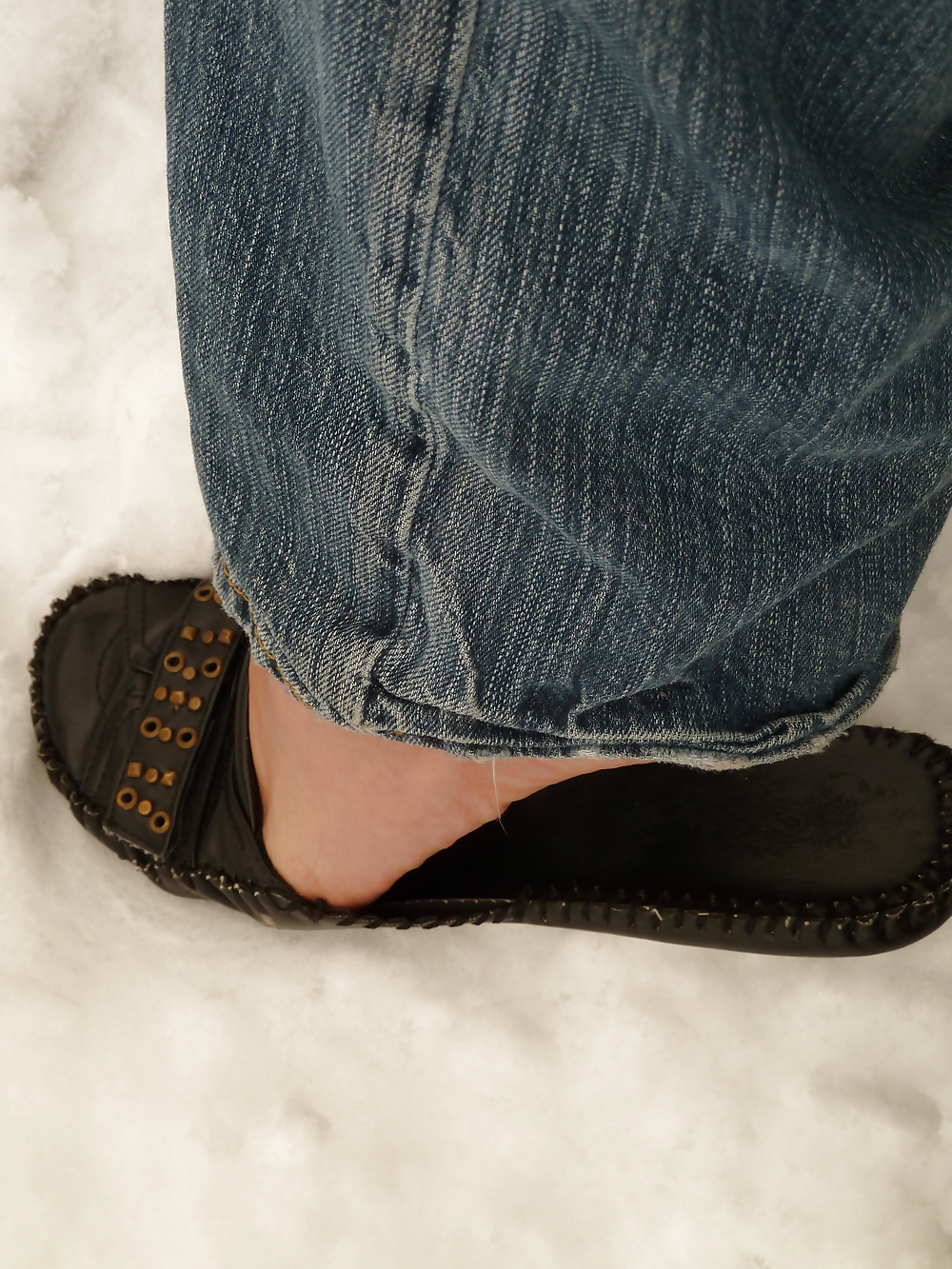 Porn image feet in snow