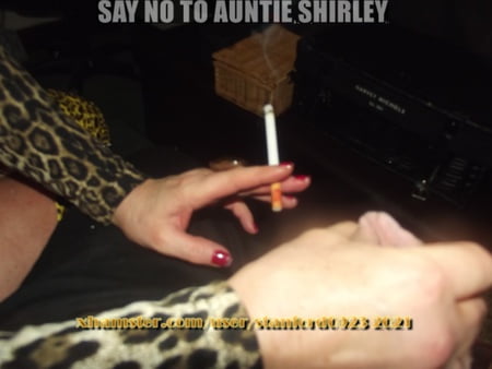say no to auntie shirley         
