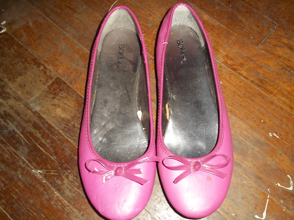 Porn image Bongo Pink Ballet Flats with Bow Accent
