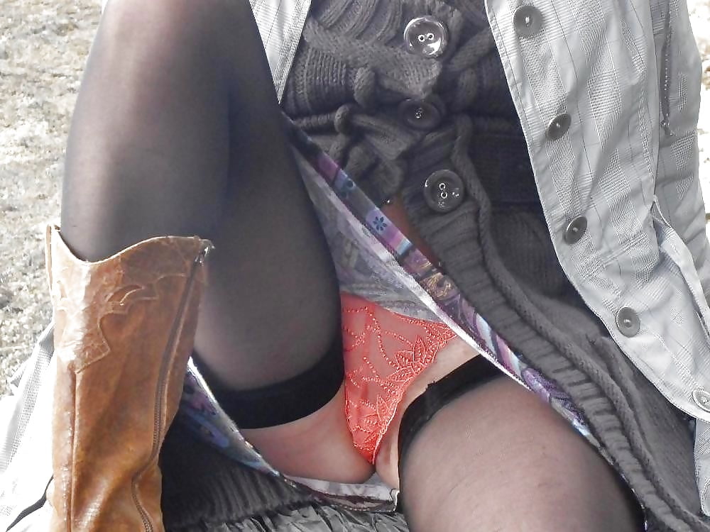 Porn image Upskirts- Panties On