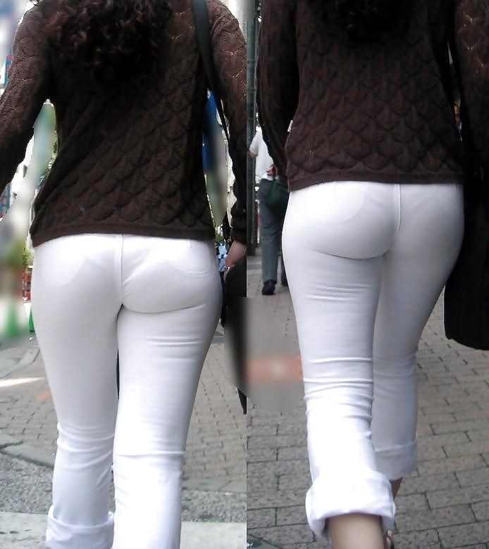 Porn image Hot Wives In Tight White Pants