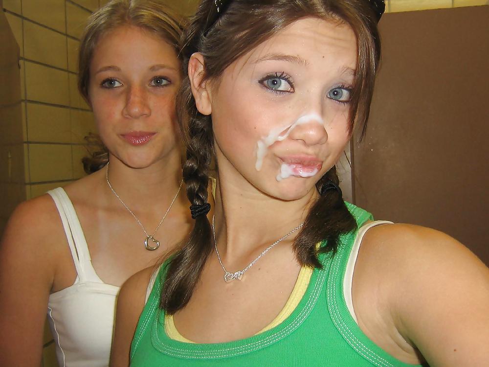 Porn image facials by johnio