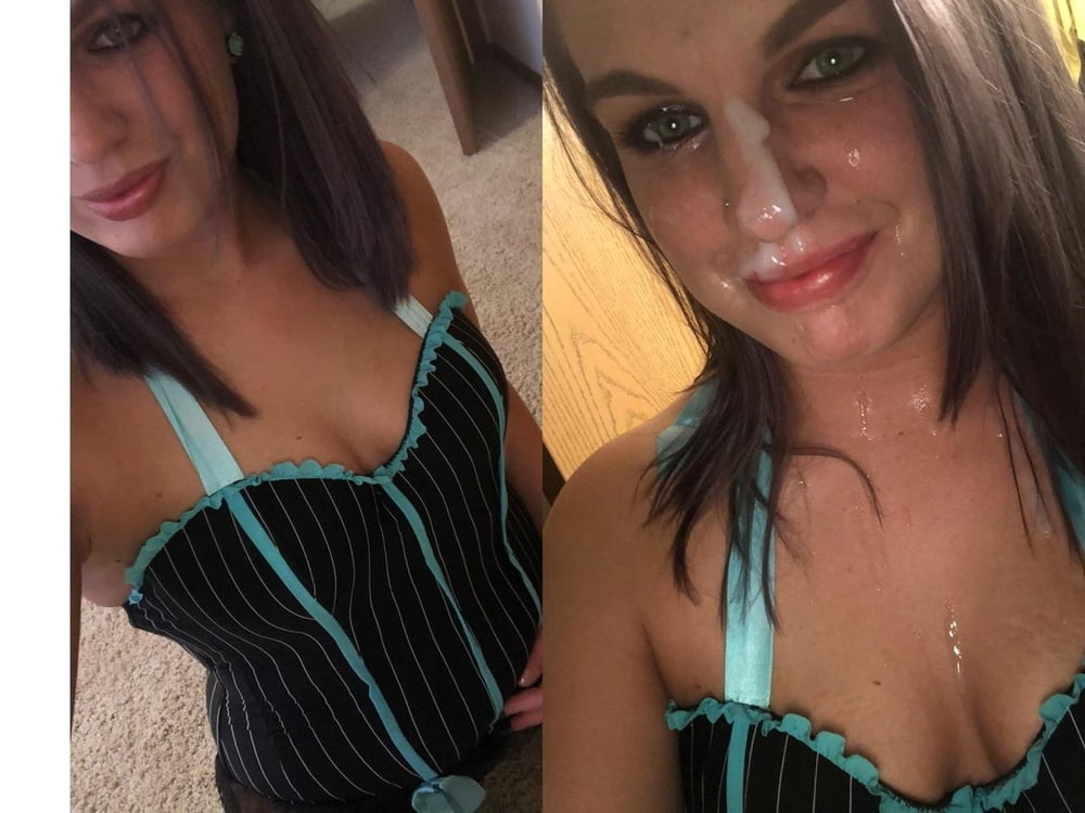 Before and After - Facial Cumshot 9 - 20 Pics 