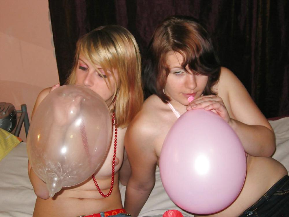 Porn image Balloon girls