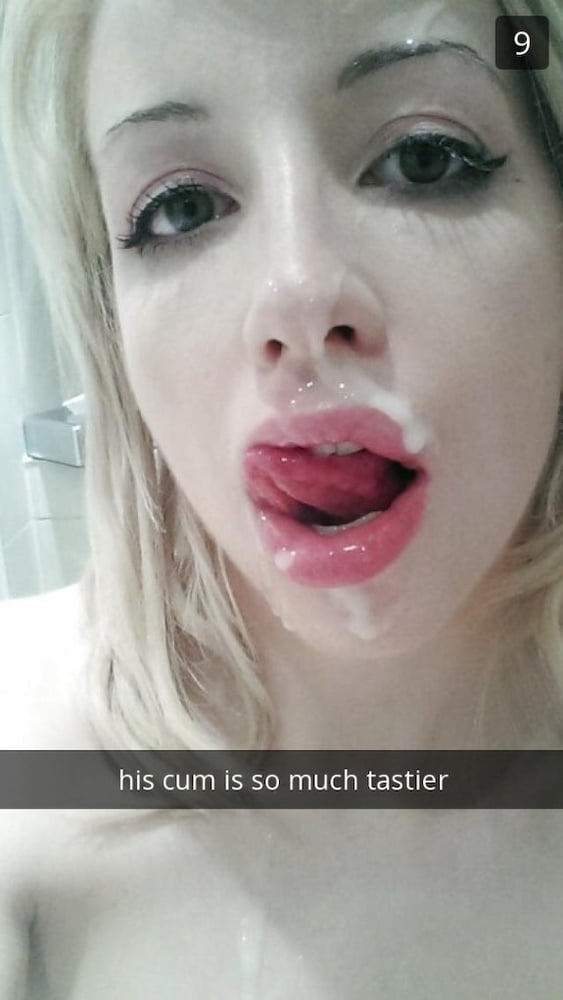 Porn image Snapchat sluts covered in cum - 1
