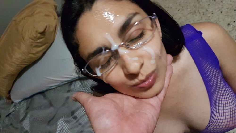 Wifes and gfs with glasses facials - 42 Photos 